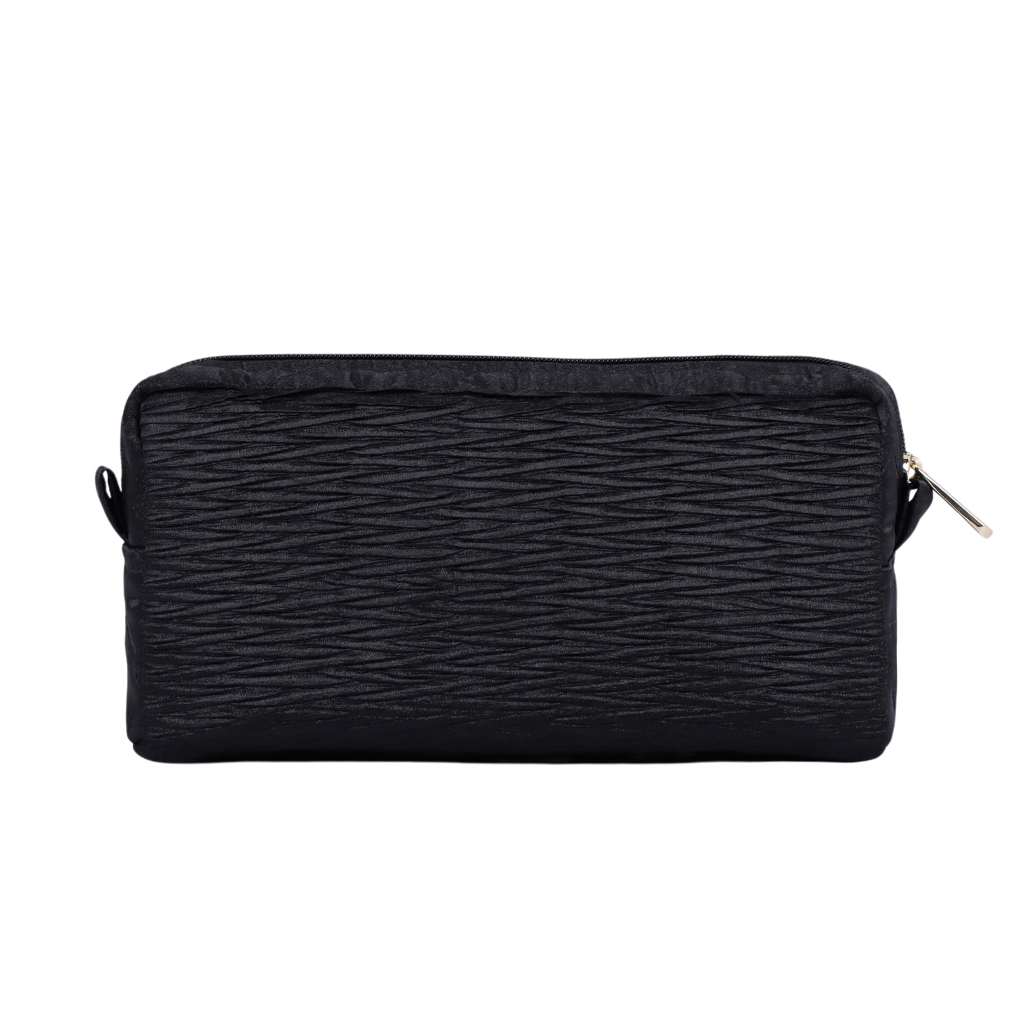 NaRaYa Pleated Satin Cosmetic Bag