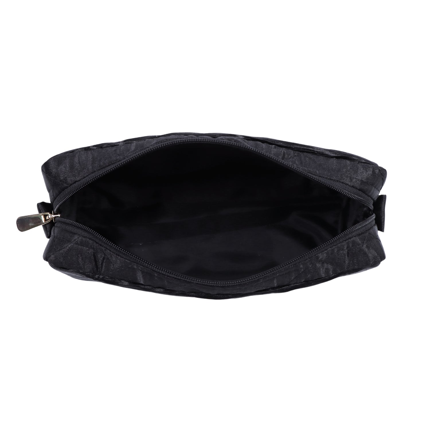 NaRaYa Pleated Satin Cosmetic Bag