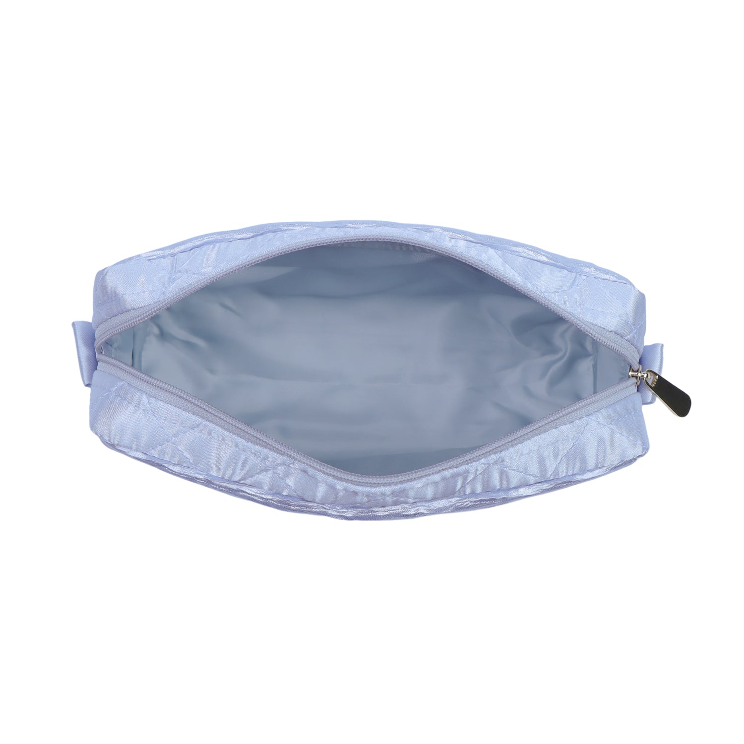 NaRaYa Pleated Satin Cosmetic Bag