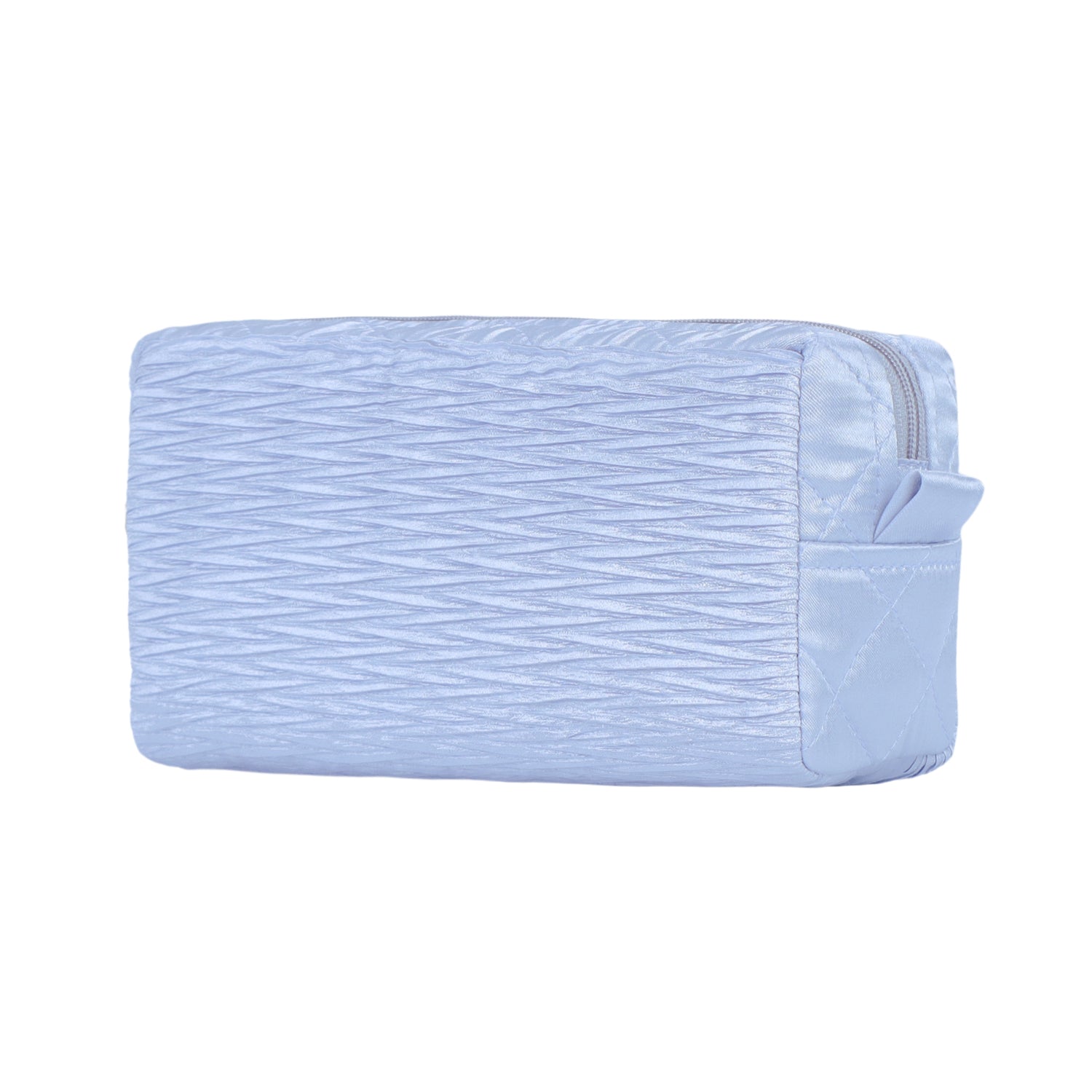 NaRaYa Pleated Satin Cosmetic Bag