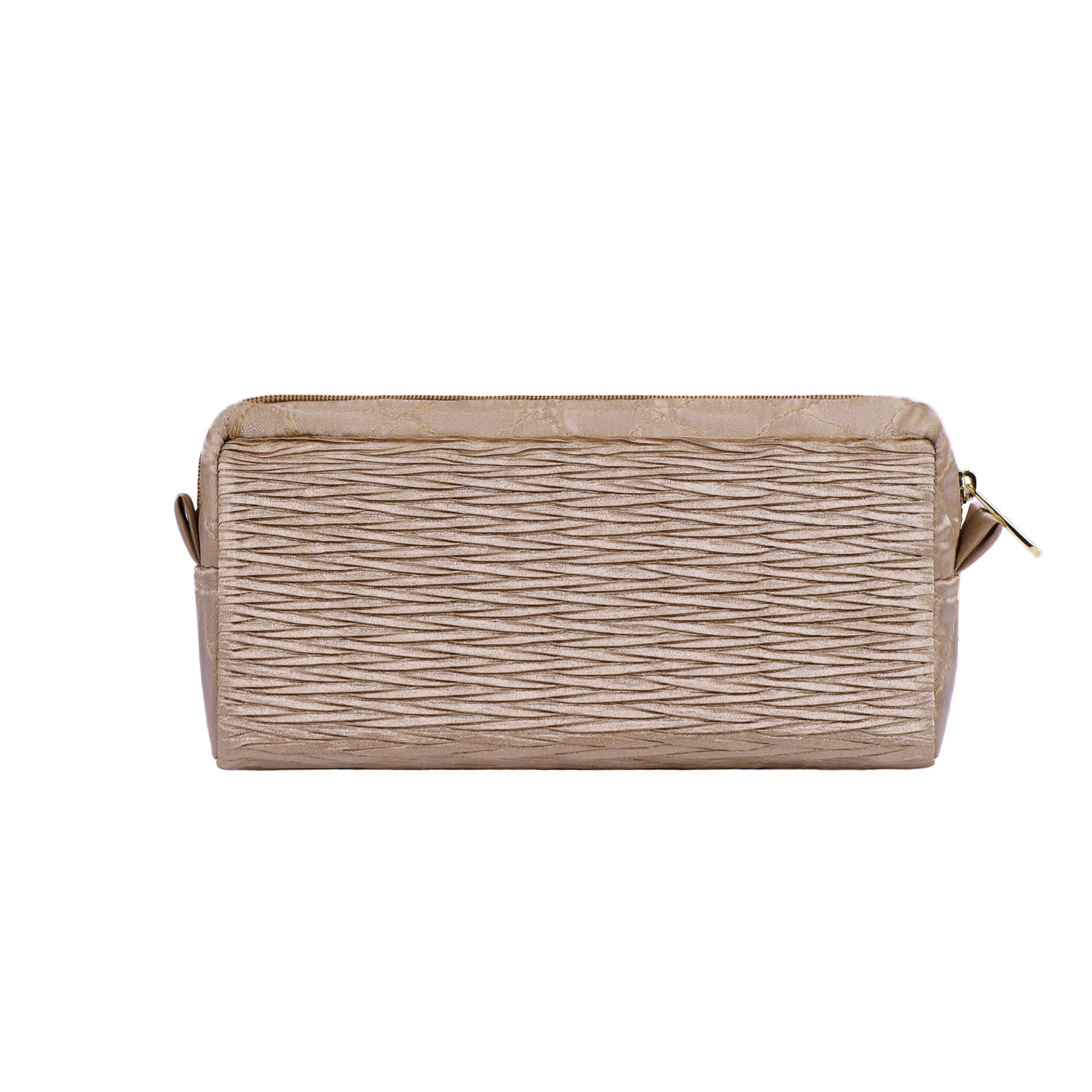 NaRaYa Pleated Satin Cosmetic Bag
