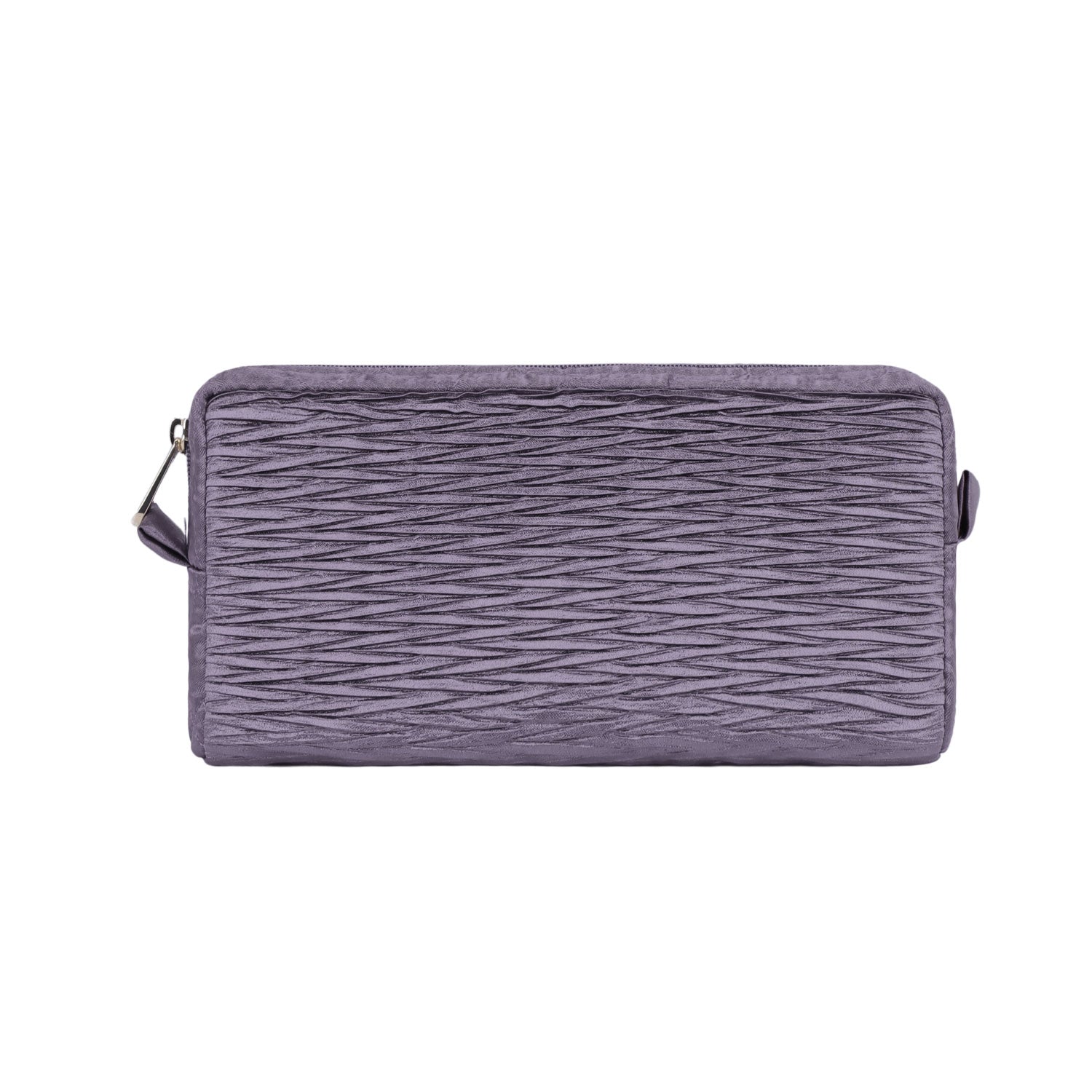 NaRaYa Pleated Satin Cosmetic Bag