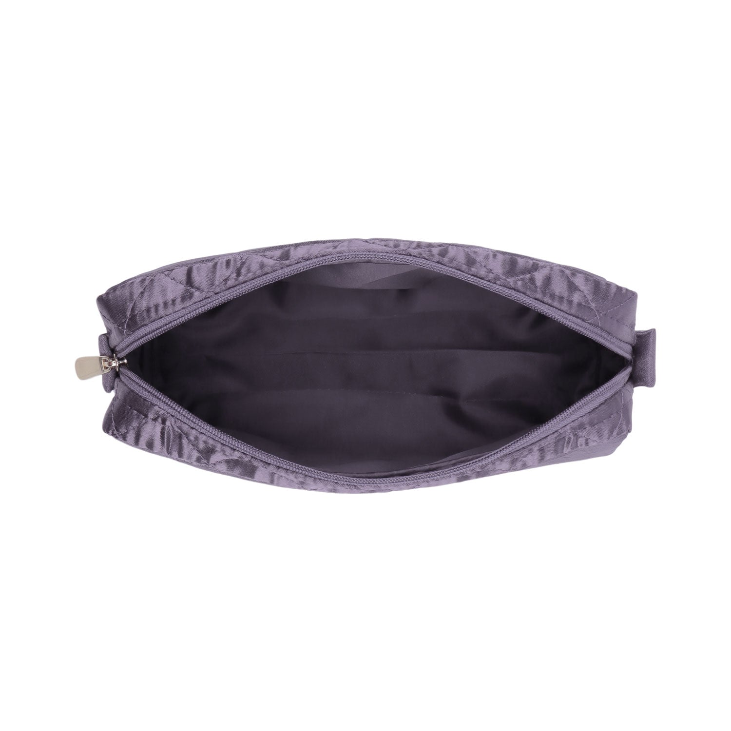 NaRaYa Pleated Satin Cosmetic Bag