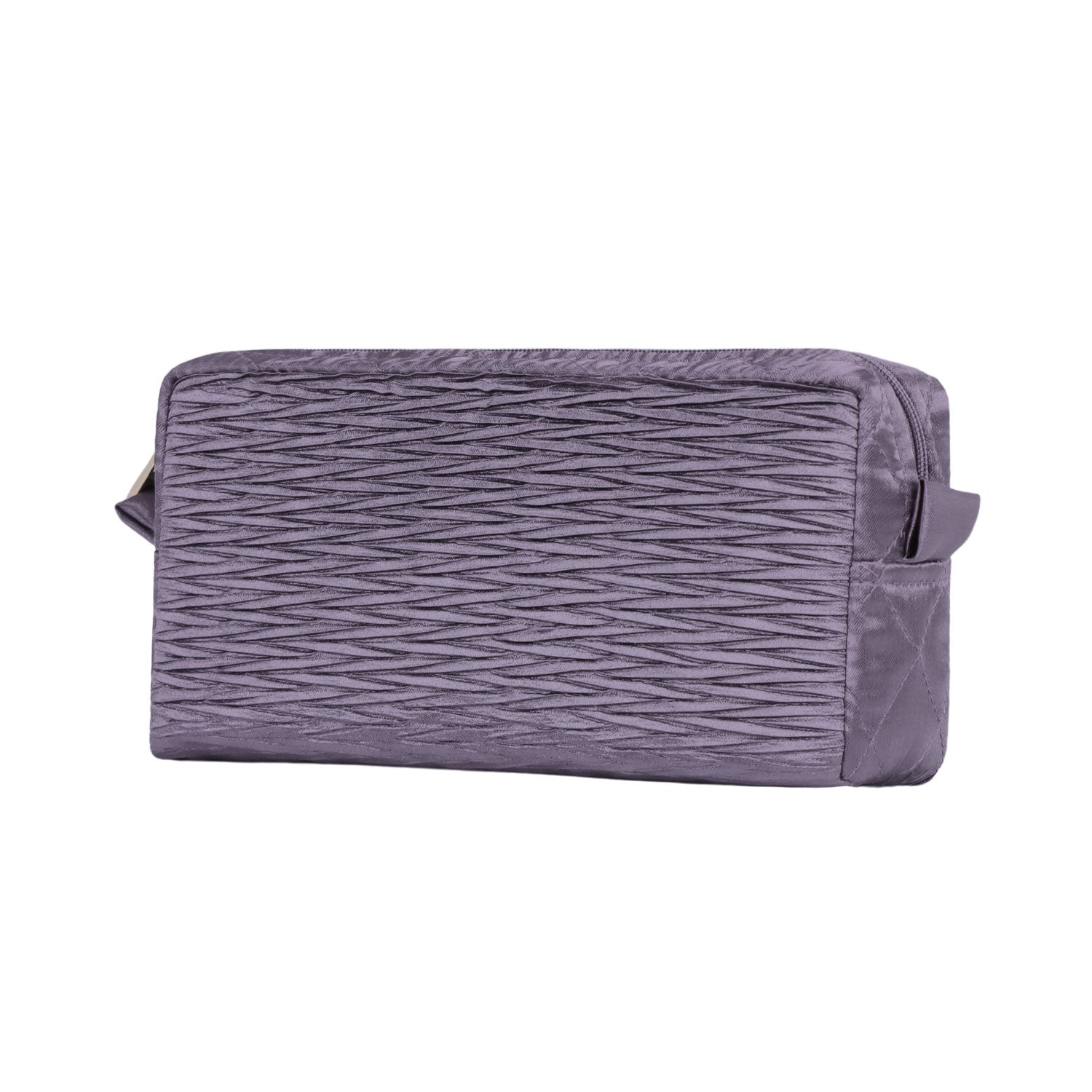 NaRaYa Pleated Satin Cosmetic Bag