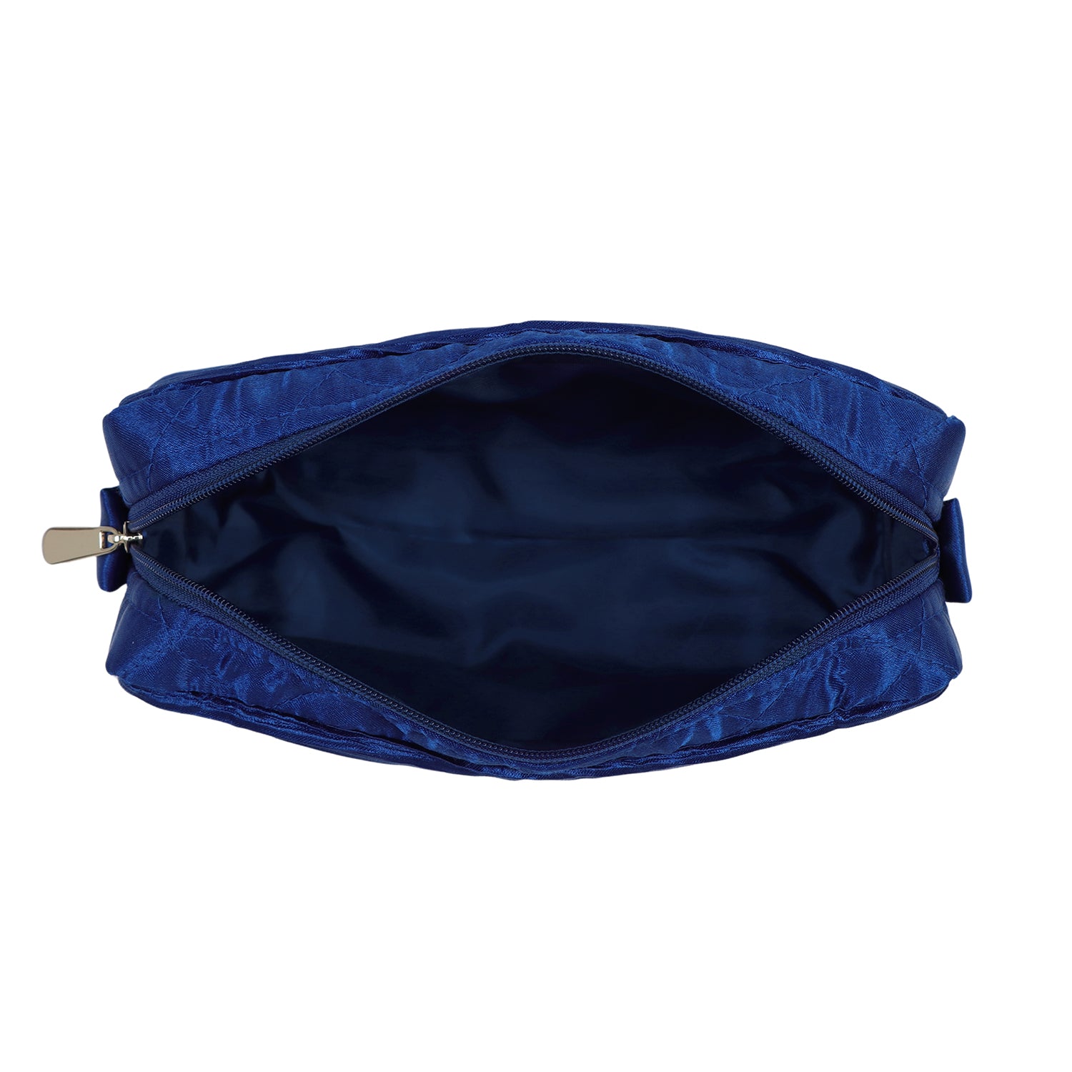 NaRaYa Pleated Satin Cosmetic Bag