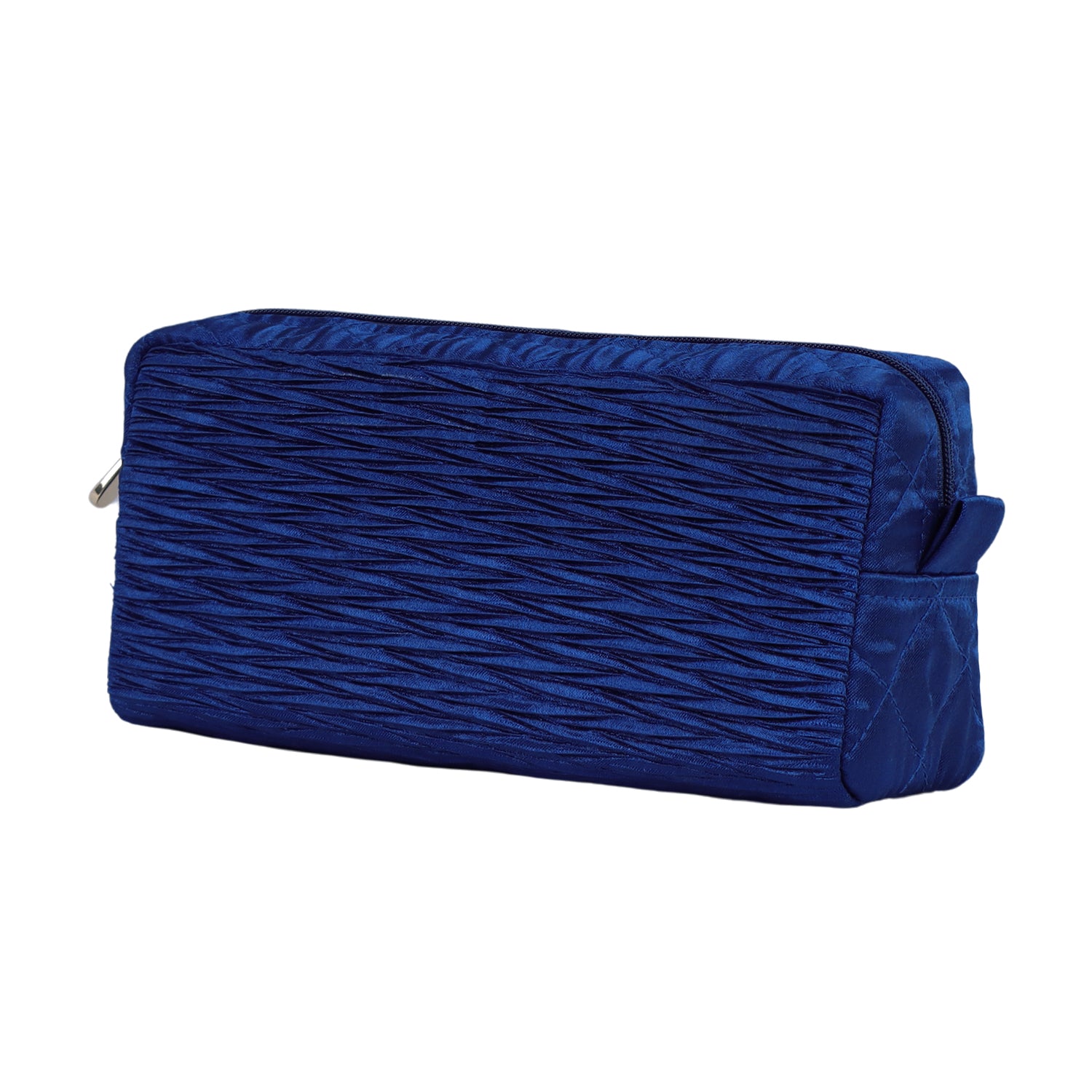 NaRaYa Pleated Satin Cosmetic Bag
