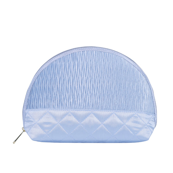 NaRaYa Pleated Satin Cosmetic Bag