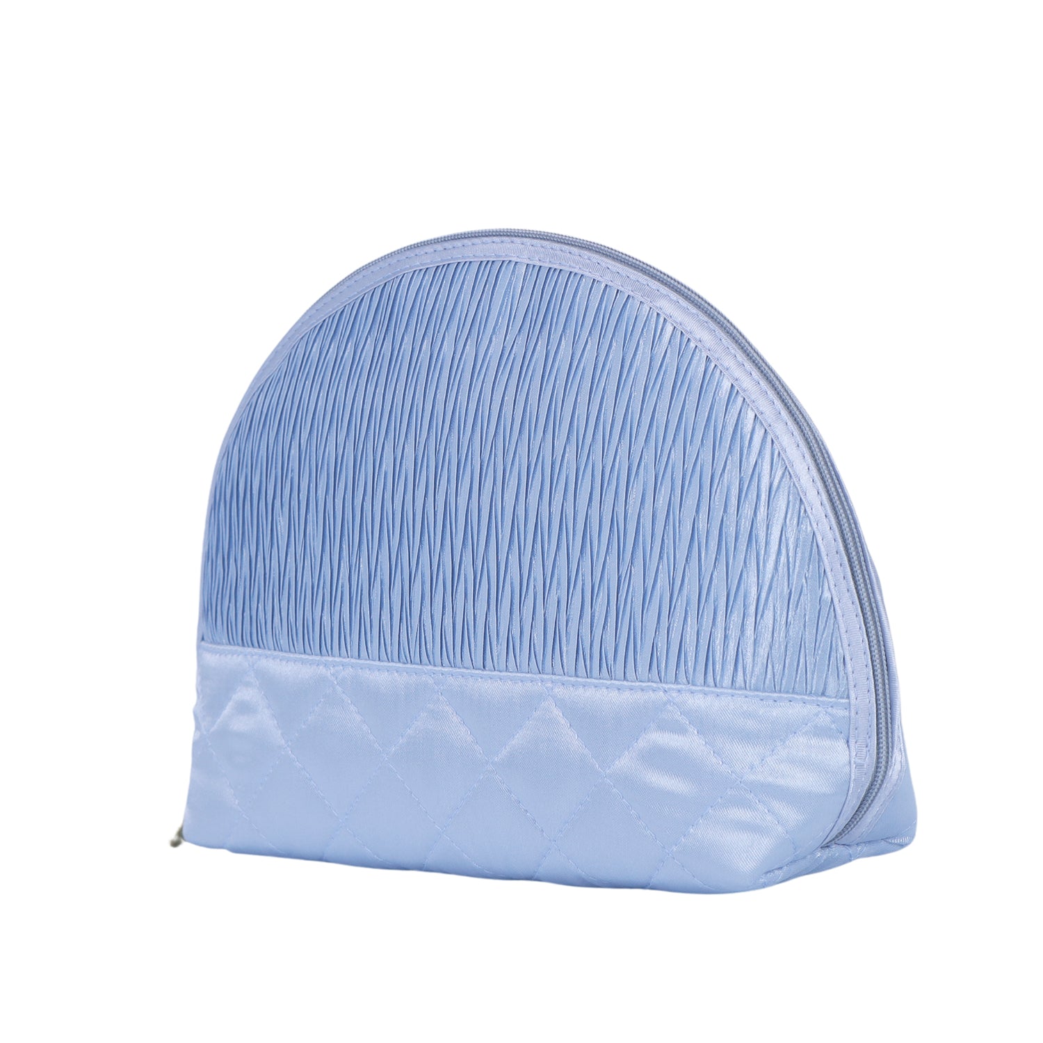 NaRaYa Pleated Satin Cosmetic Bag