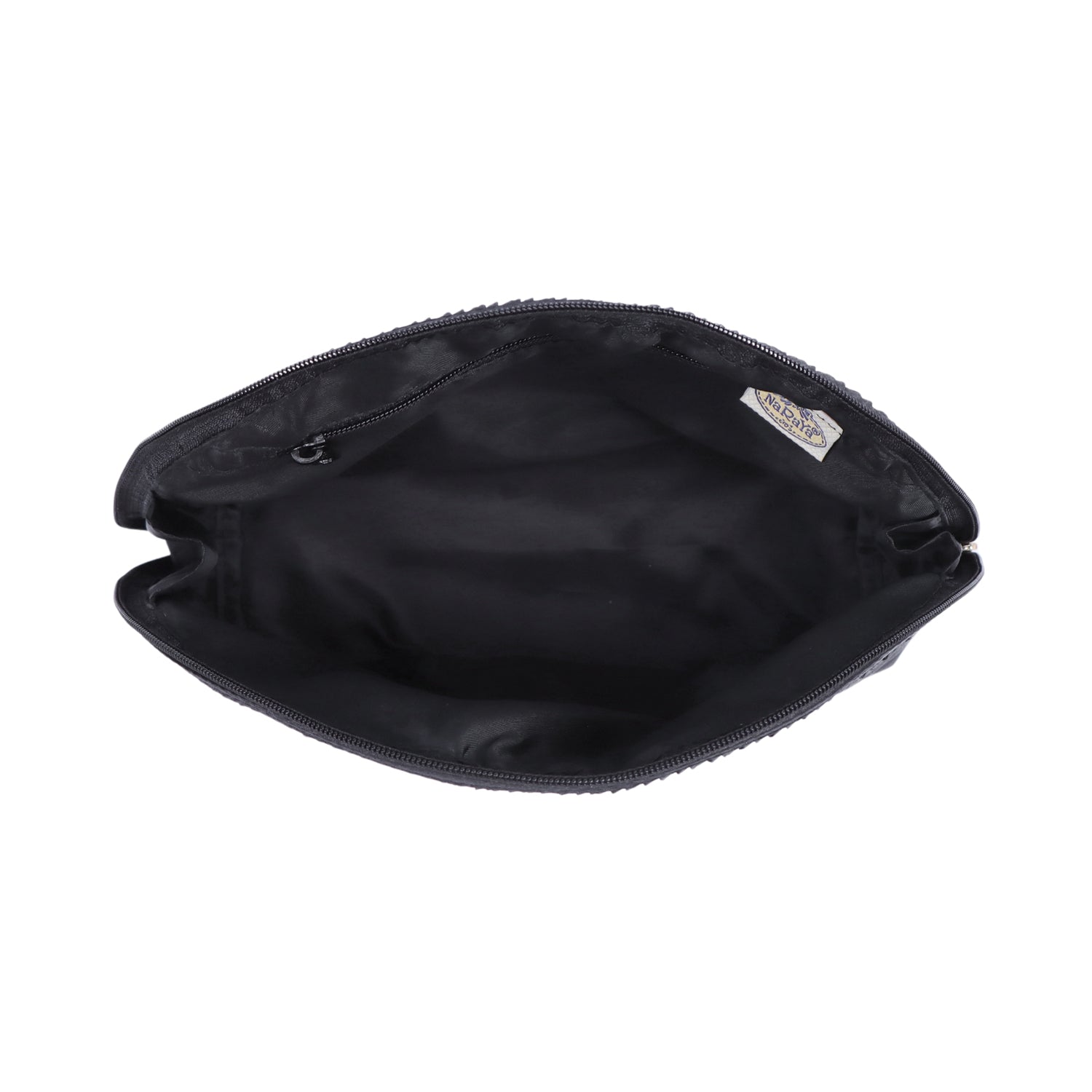 NaRaYa Pleated Satin Cosmetic Bag