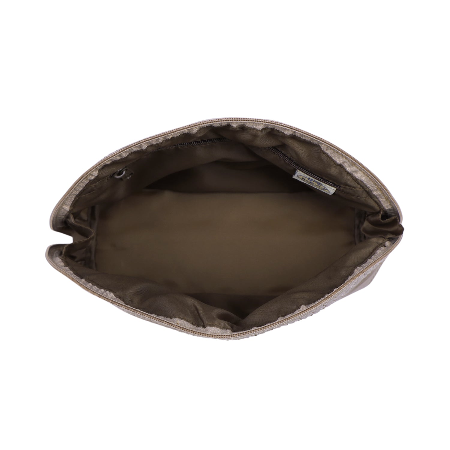 NaRaYa Pleated Satin Cosmetic Bag