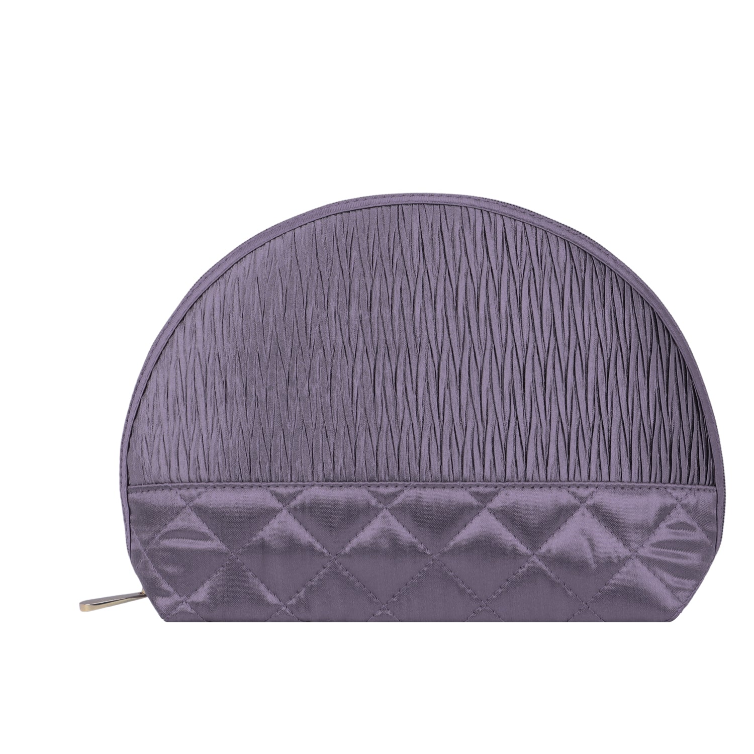 NaRaYa Pleated Satin Cosmetic Bag