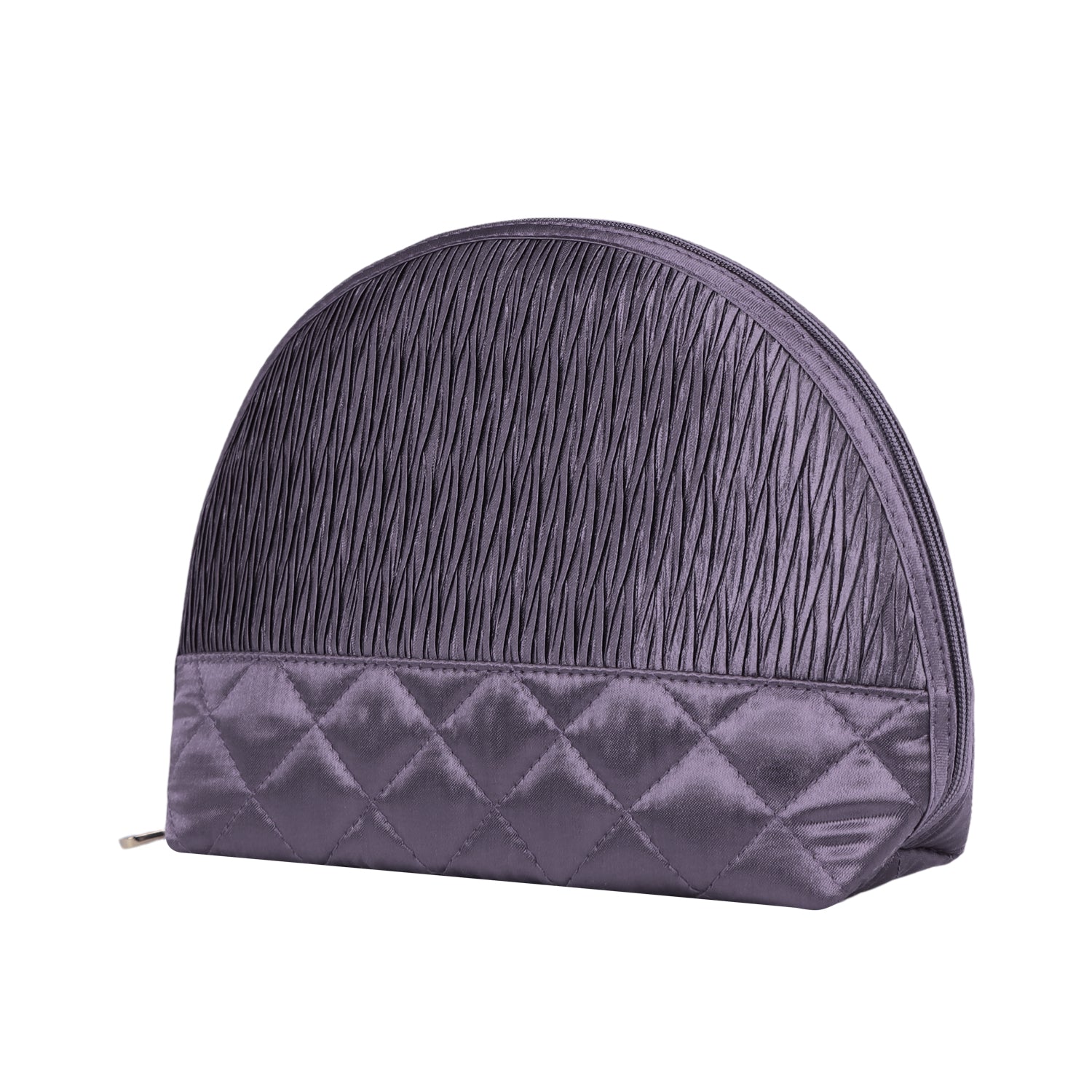NaRaYa Pleated Satin Cosmetic Bag