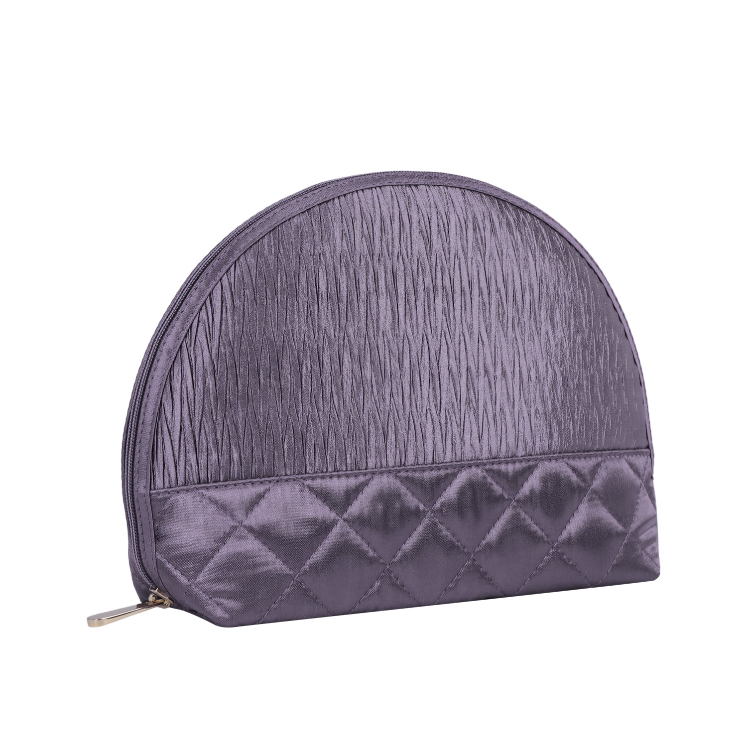 NaRaYa Pleated Satin Cosmetic Bag