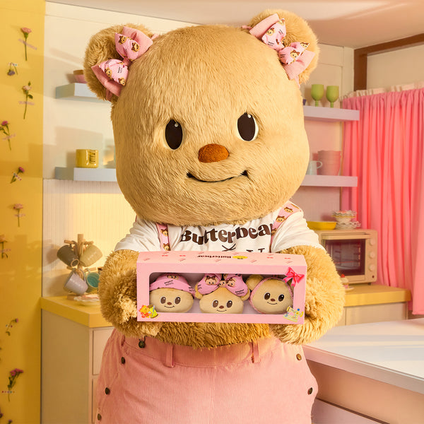 NaRaYa X Butterbear Together Keychain Set