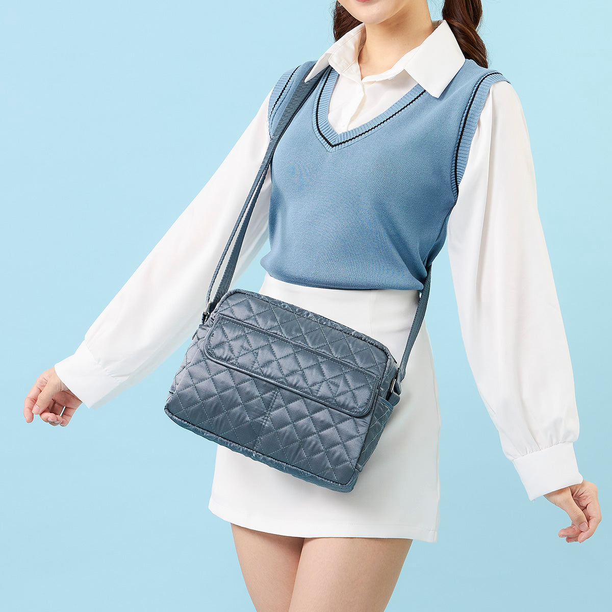 NaRaYa Satin Shoulder Bag - NaRaYa