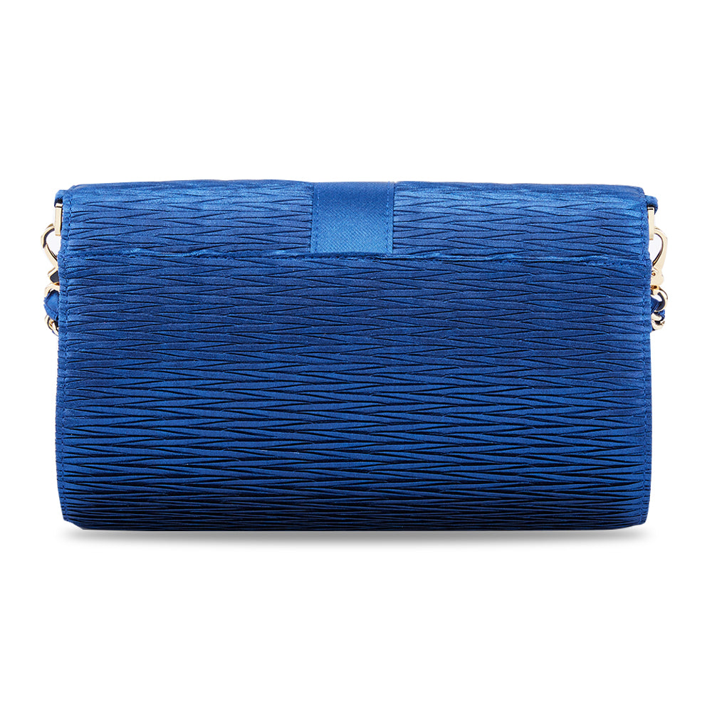 NaRaYa Pleated Satin Shoulder Bag - NaRaYa