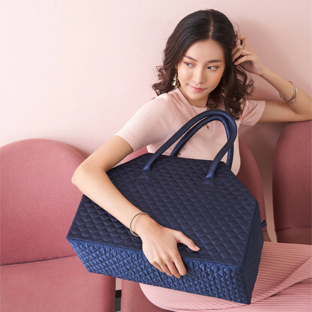 NaRaYa Satin Traveling Bag - NaRaYa